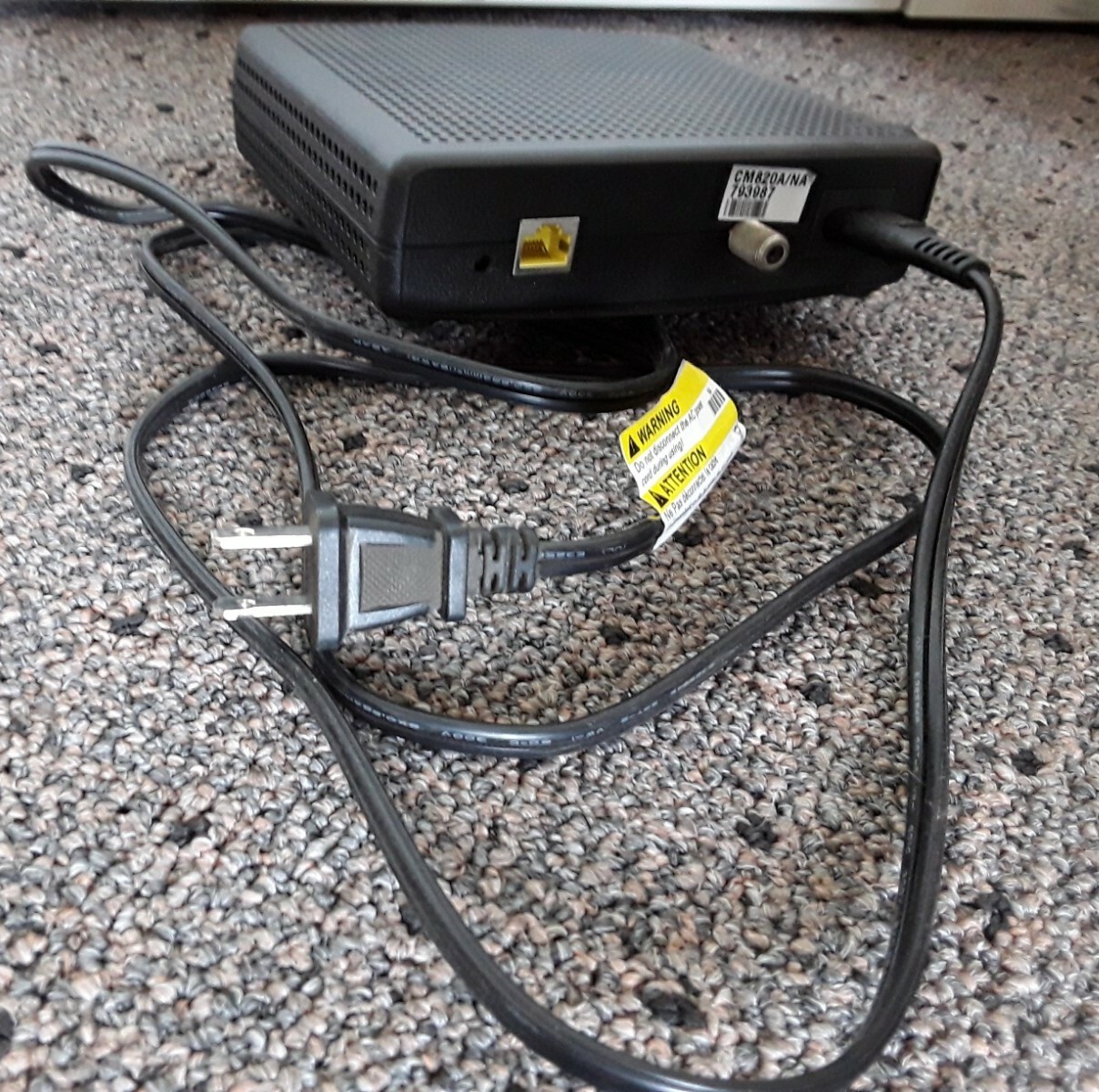 ARRIS CM820A Internet Modem *Work GREAT!