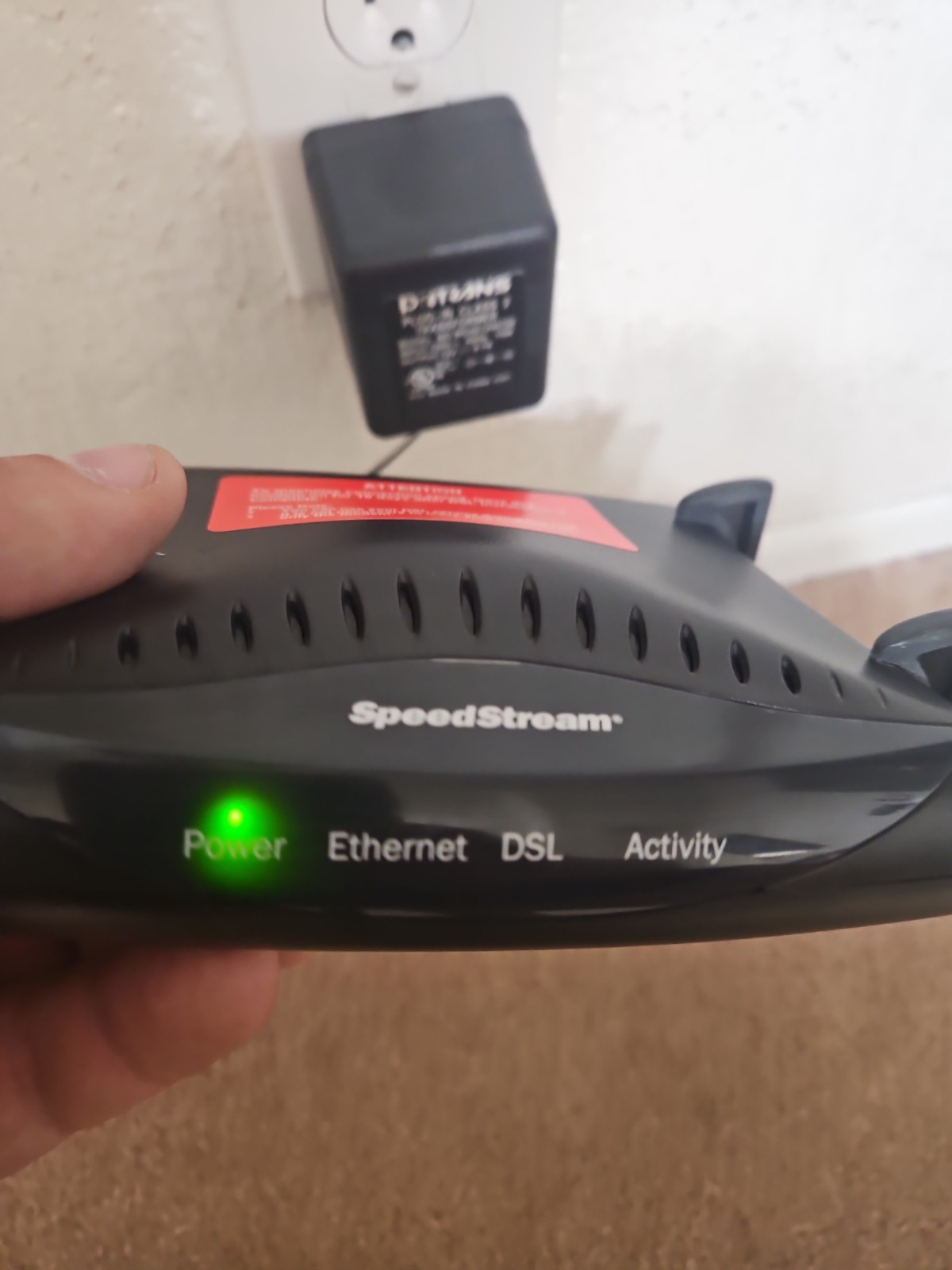 Speedstream DSL Modem 5100 with AC Power Supply Adapter Tested/ Working