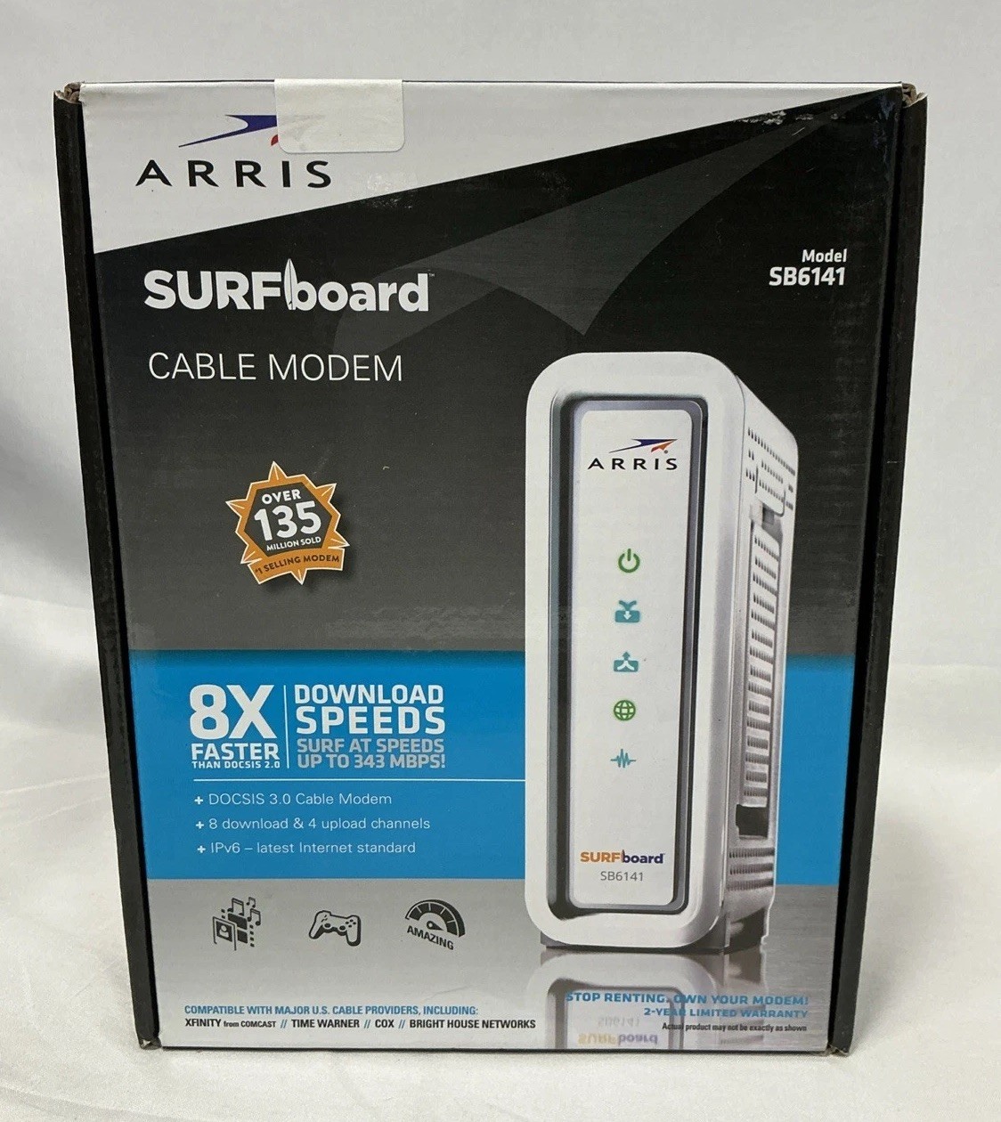 ARRIS SURFboard SB6141 Docsis 3.0 Cable Modem