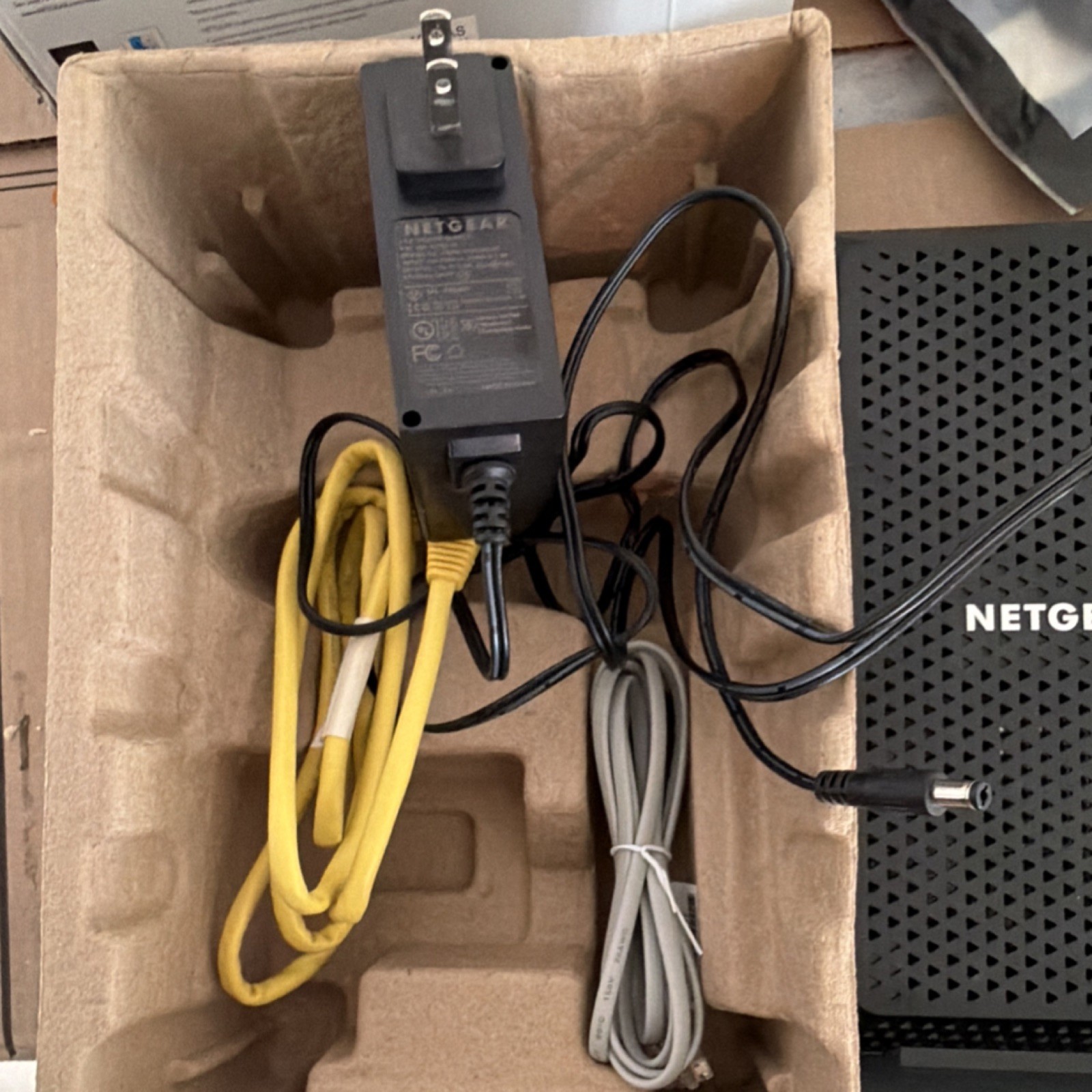 NETGEAR CM1150V DOCSIS 3.1 Voice Cable Modem 1Gbps w/ Power Adapter