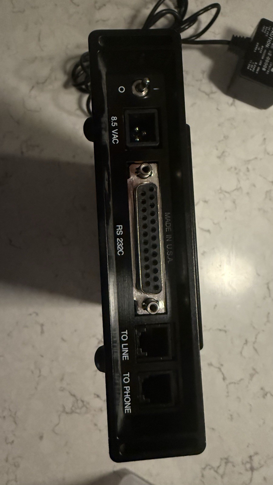 Hayes Smartmodem 2400 External Modem 231AA Model 4007AM With Power Supply