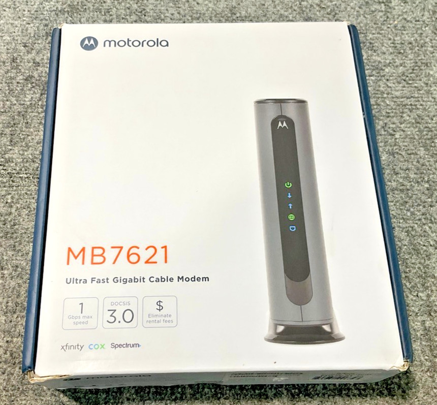 Motorola MB7621 Ultra Fast Gigabit Cable Modem ✅❤️️✅❤️️✅ NEW!!!!