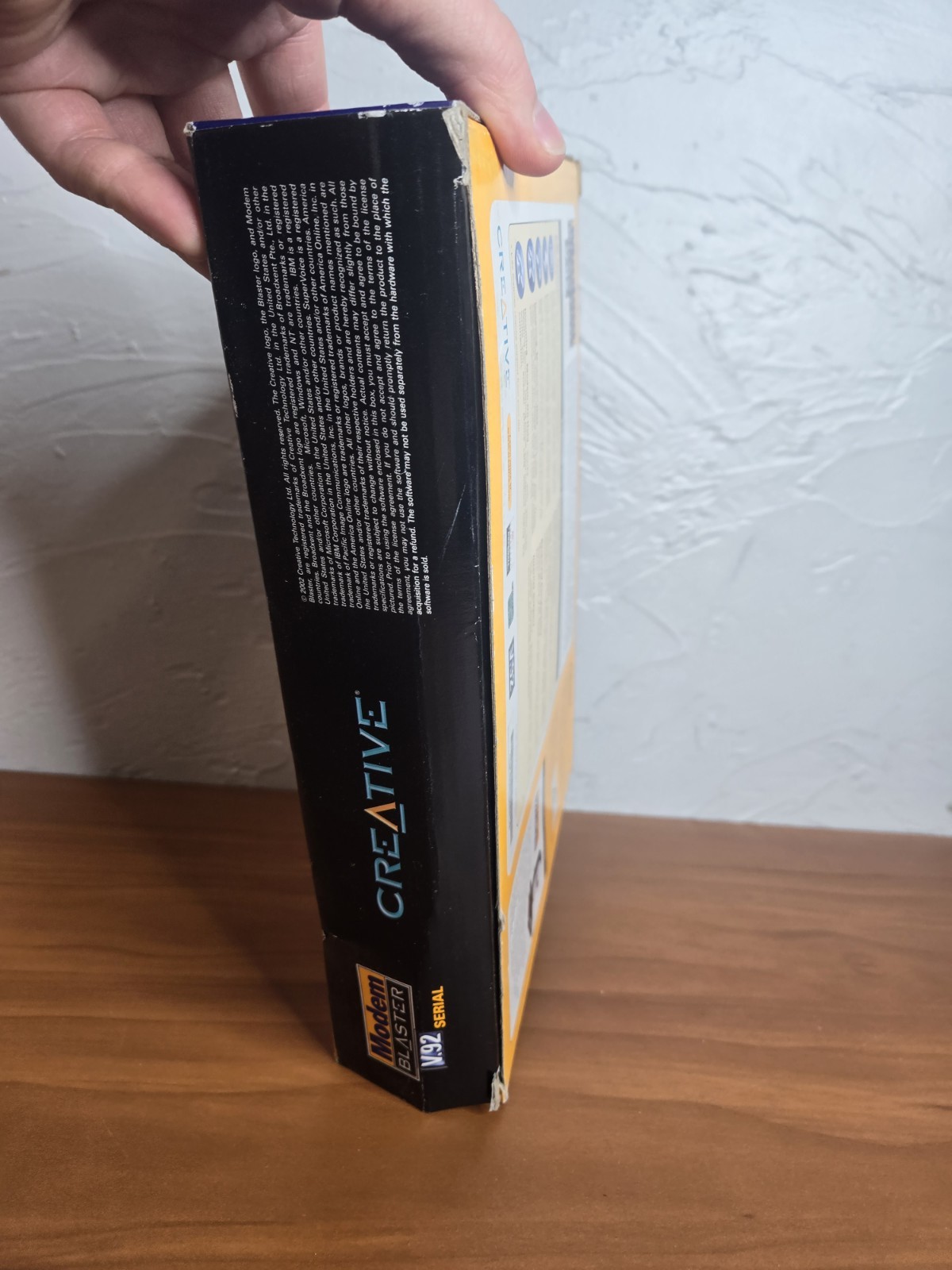 NEW Creative Modem Blaster V.92 Serial External 56K Dial-Up Modem NIB Retro PC