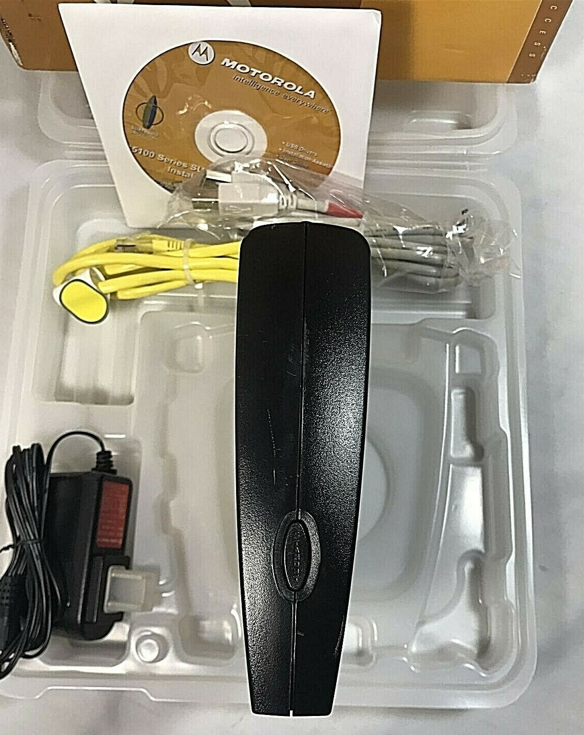 Motorola SURFboard SB5100 Cable Modem 500887-025-00 AC Adapter CD Disk Bundle