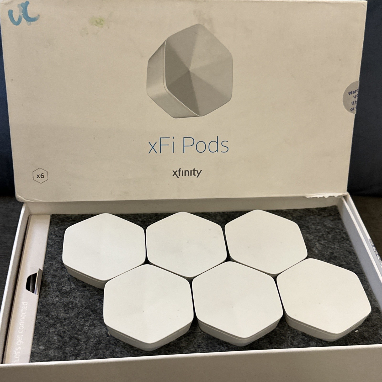 Xfinity XFI Pods Wifi Network Range Extender XE1-S Pack of 6
