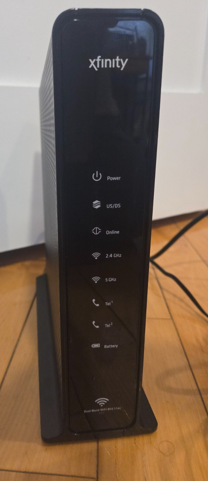 Xfinity Arris TG1682G Dual Band Wireless Cable Modem and Wi-Fi Router with Cords