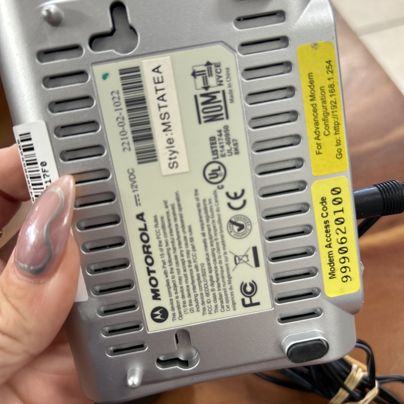Motorola 2210-02-1022 Modem MSTATEA – M1