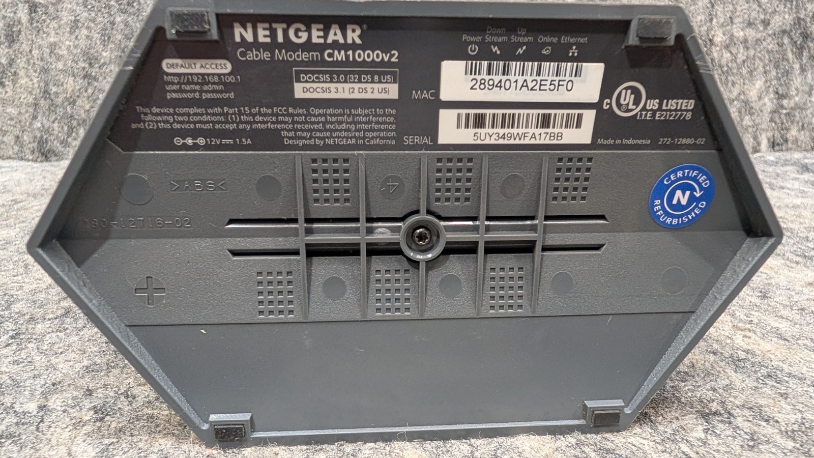 NETGEAR CM1000V2 Nighthawk DOCSIS 3.1 Cable Modem 🔥Works🔥