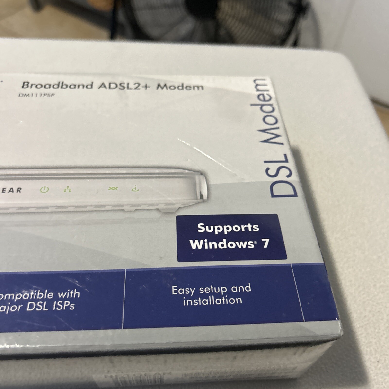 Netgear Broadband ADSL2+ Modem – DM111PSP with Power Supply In Box