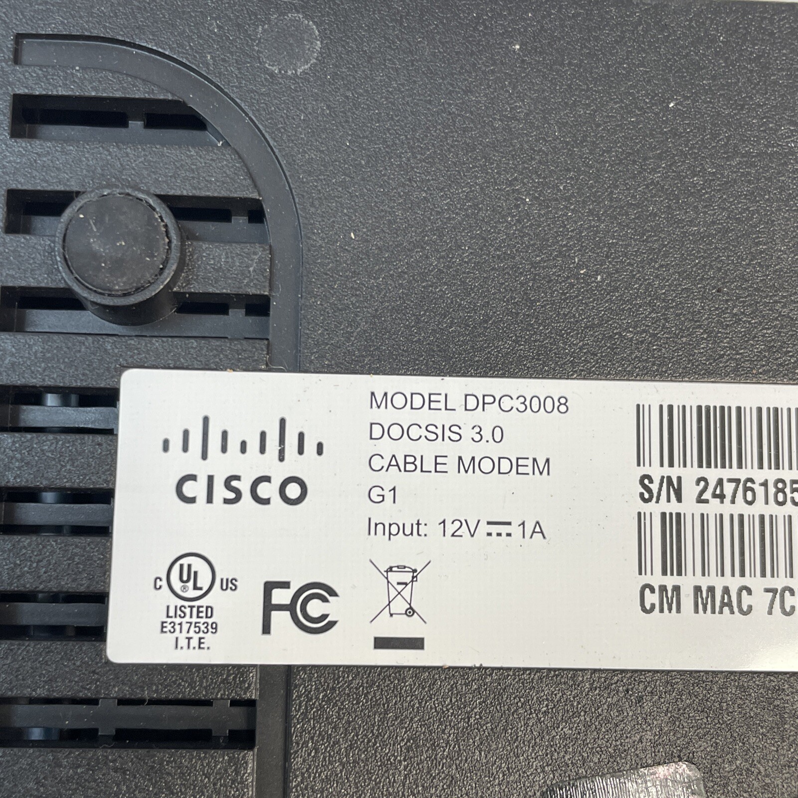 DPC3008 Cisco/Linksys DOCSIS 3.0 Cable Modem: Comcast TWC Cox Charter