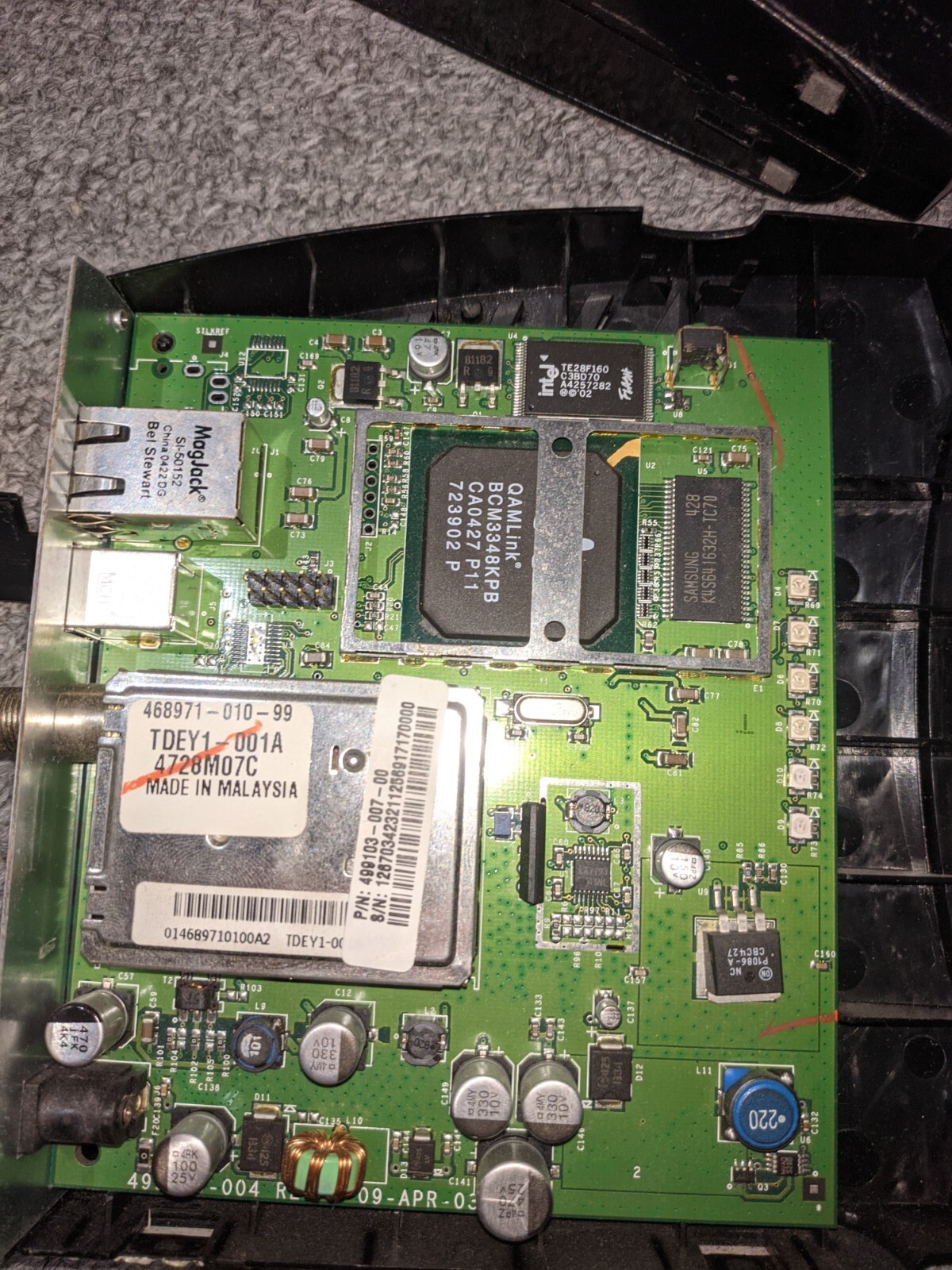 2x Motorola SURFboard SB5100 Docsis 2.0 Modem (501209-001-00) LOT OF 2