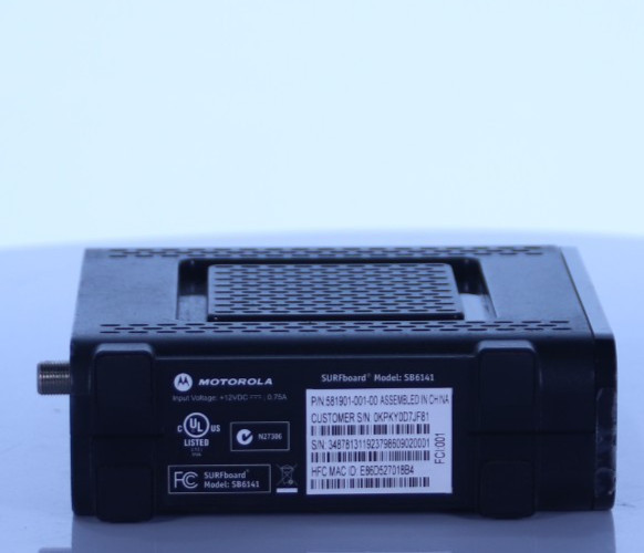 ARRIS / Motorola SurfBoard SB6141 DOCSIS 3.0 Cable Modem – Black