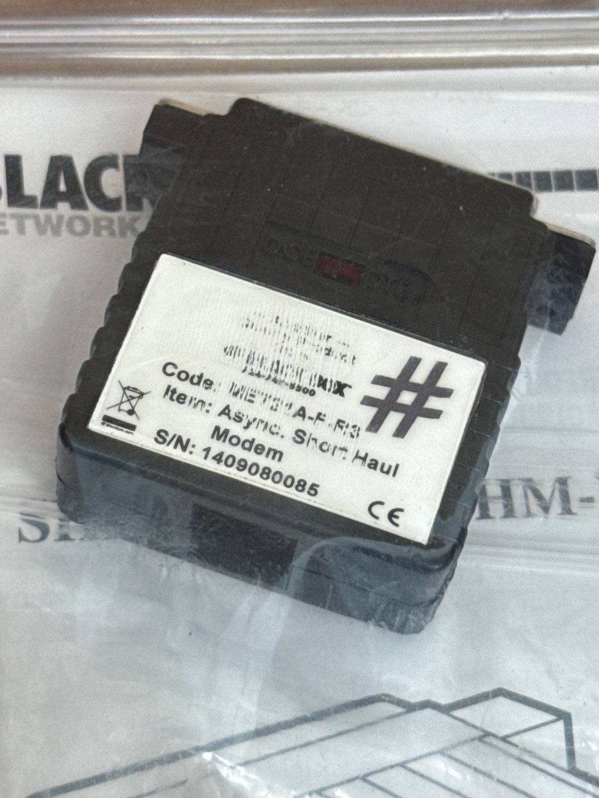 Black Box ME721A-F-R3 Async Short Haul Modem RS-232 Line Driver Open Box