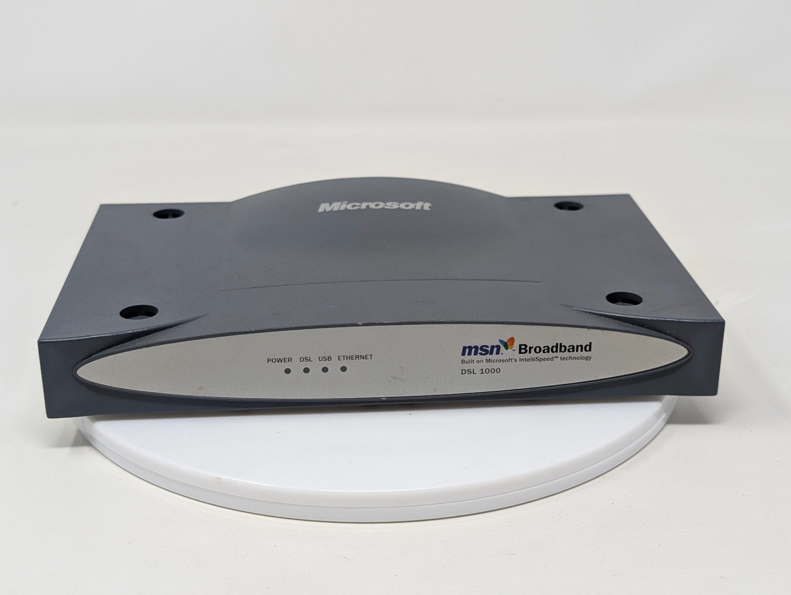 Vintage Microsoft MSN Broadband Intellispeed DSL Modem MSNDSL1000 -RARE VTG TECH
