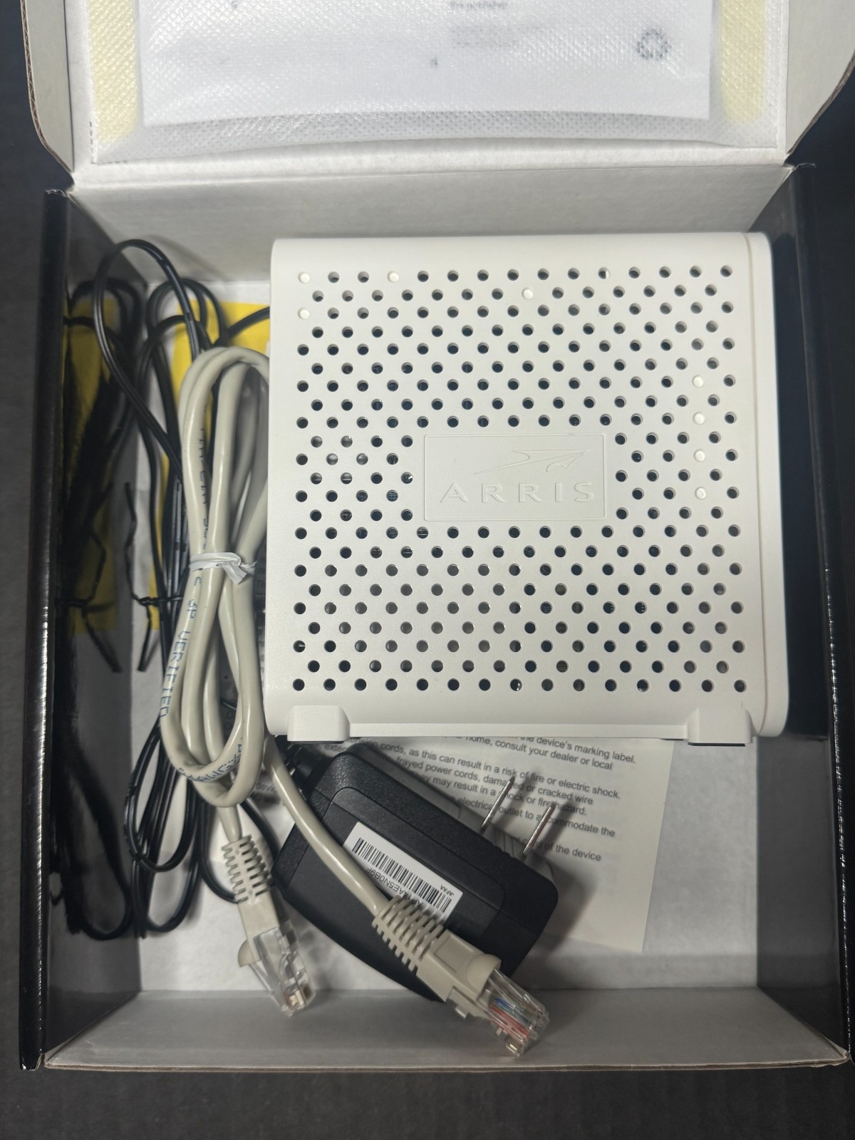 Arris Surfboard SB6183 Cable Modem White arris – great condition
