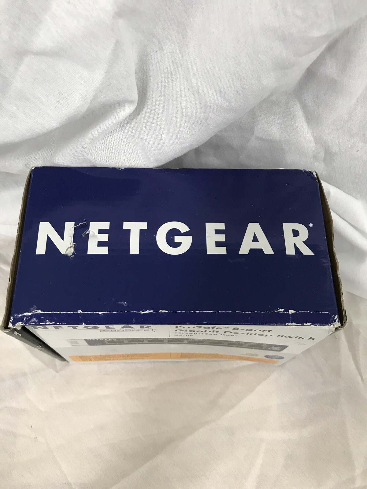Netgear GS108 ProSafe 8 Port Gigabit Desktop Switch 10/100/1000-mint Condition!