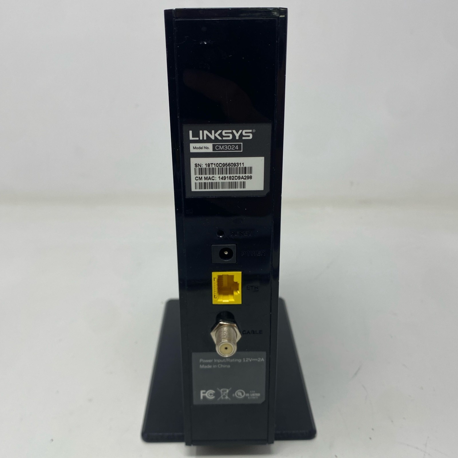 Linksys CM3024 DOCSIS 3.0 24×8 Cable Modem, Black