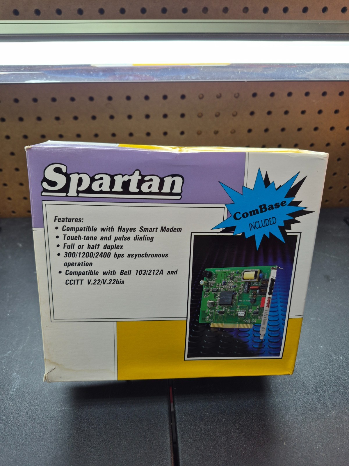 Spartan Dial-up Modem Card Open Box