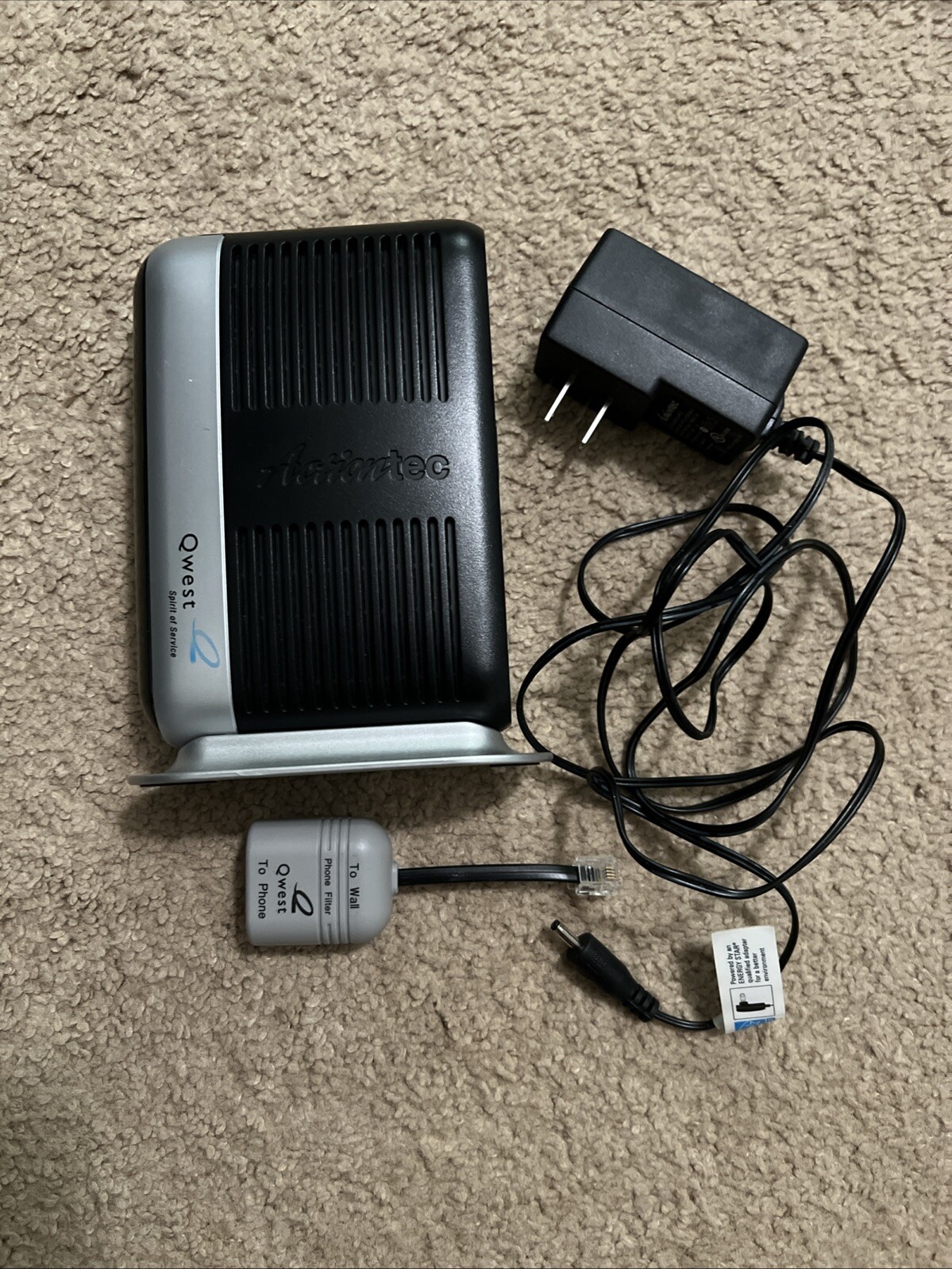Qwest Actiontec M1000 Internet Modem with AC Adaptor