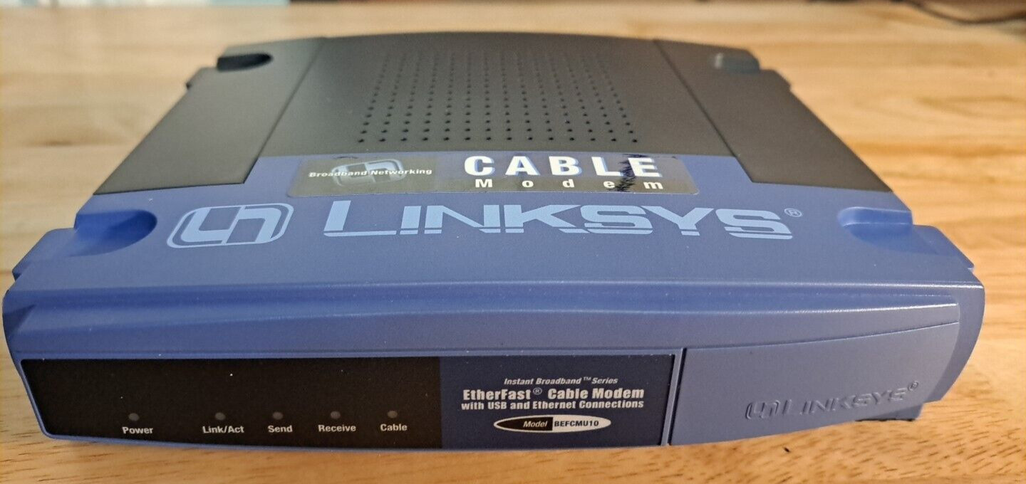 Linksys BEFCMU10 Ver. 2 42.88 Mbps New in box
