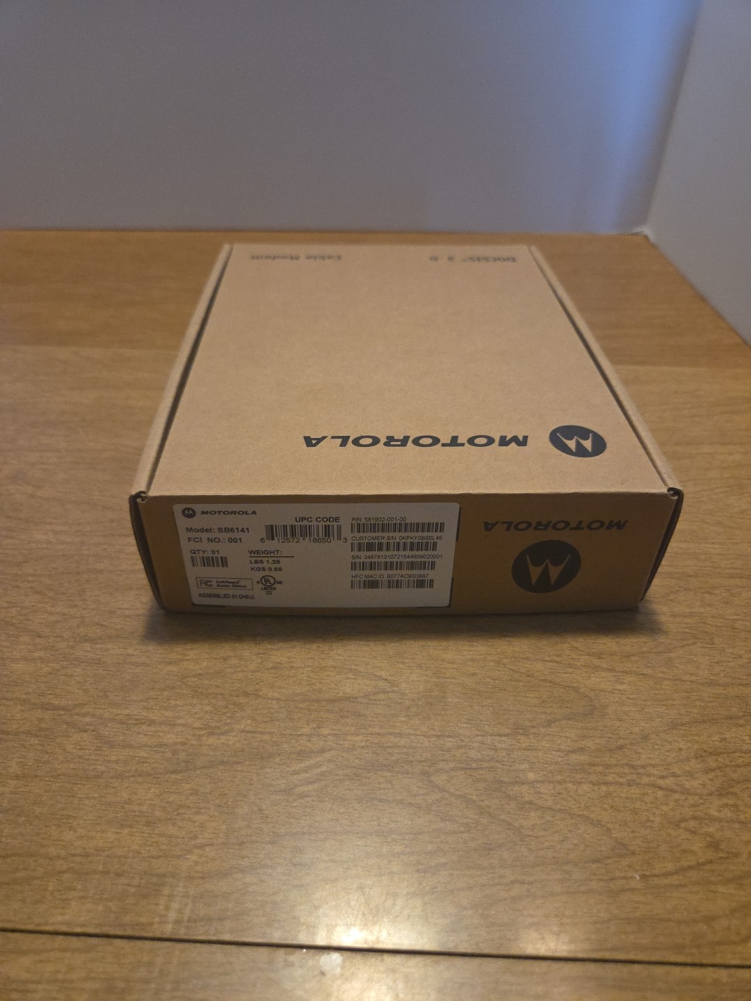 Motorola SB6141 Surfboard Extreme DOCSIS 3.0 Cable Modem, 300 MBPS
