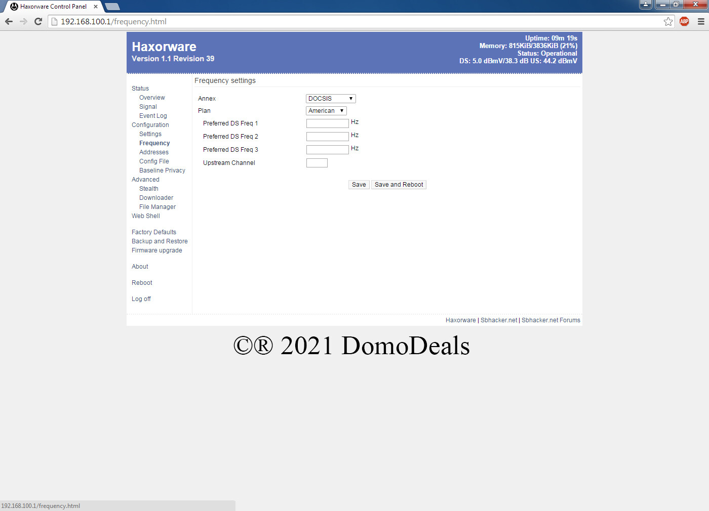 Motorola SB5101 DOCSIS 2.0 Cable Modem with Haxorware