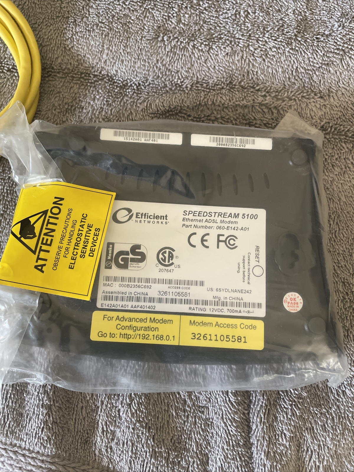 DCM425C RCA/Comcast Digital Broadband Cable Modem – Home Network – Read Below…