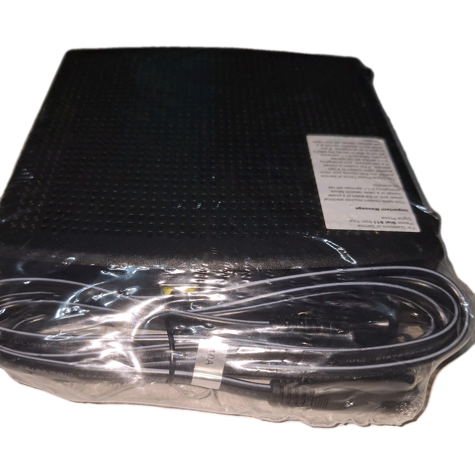 Arris TM1602A DOCSIS 3.0 Telephony Cable Modem Optimum WOW Cablevision Charter