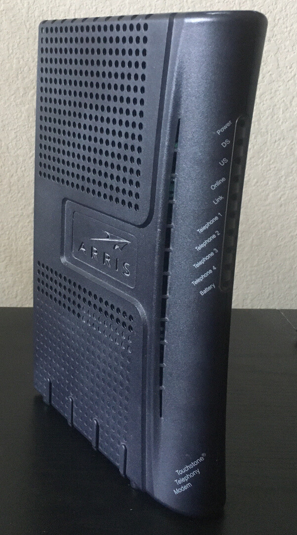 ARRIS TM604G Ethernet Internet Telephone 4 Port VOIP Modem