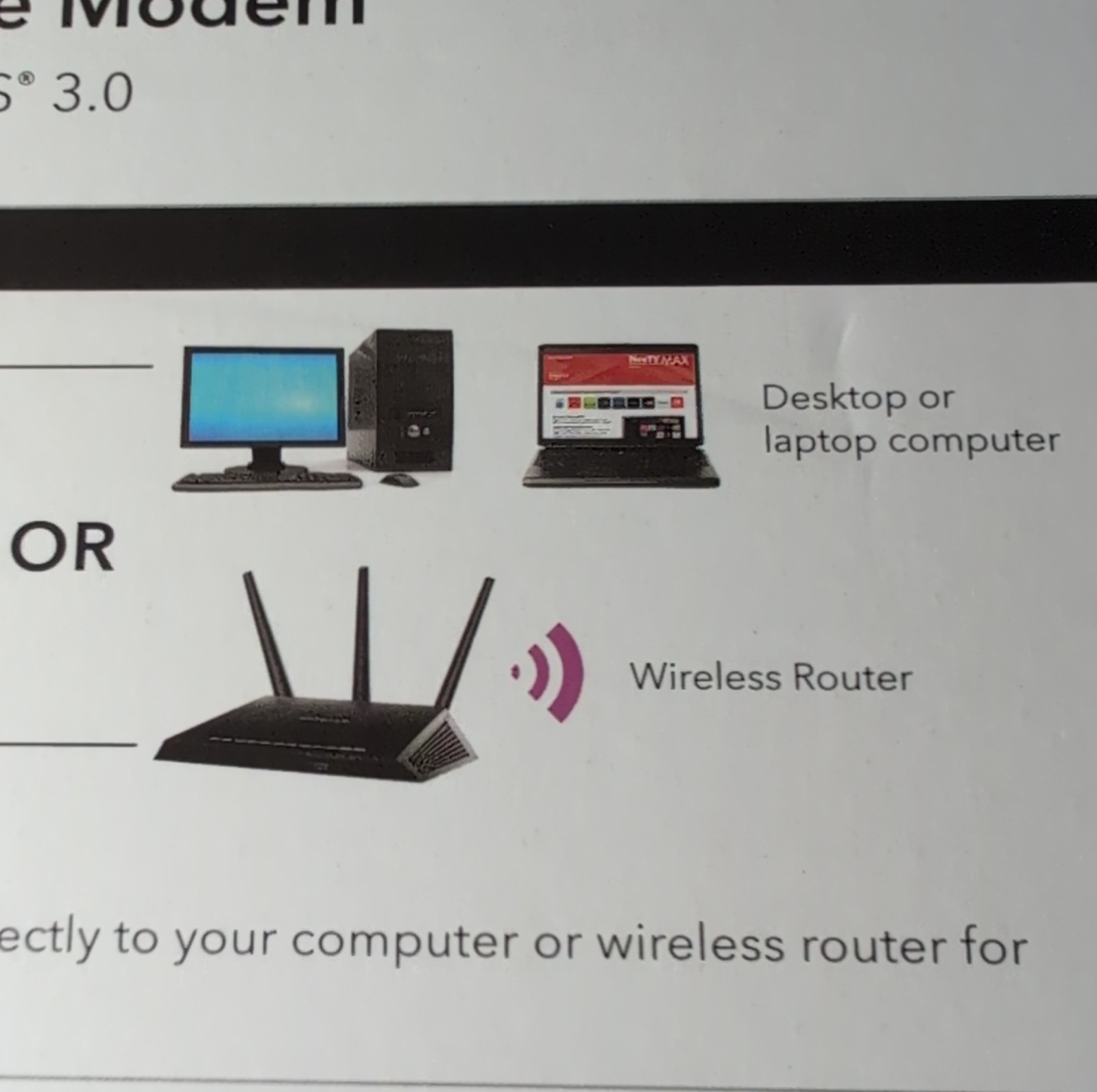 NETGEAR CM500 DOCSIS 3.0 Cable Modem 680Mbps Channel Bonding xfinity Cox
