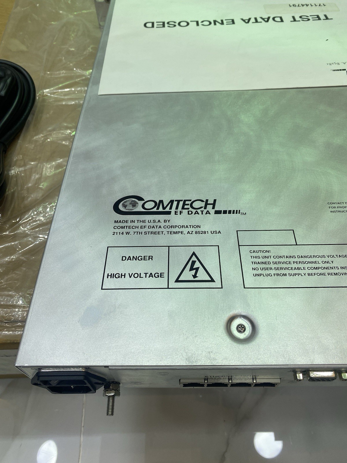 COMTECH EF DATA RADYNE DMD20 L-Band SATELLITE MODEM DMD20LBST0-227