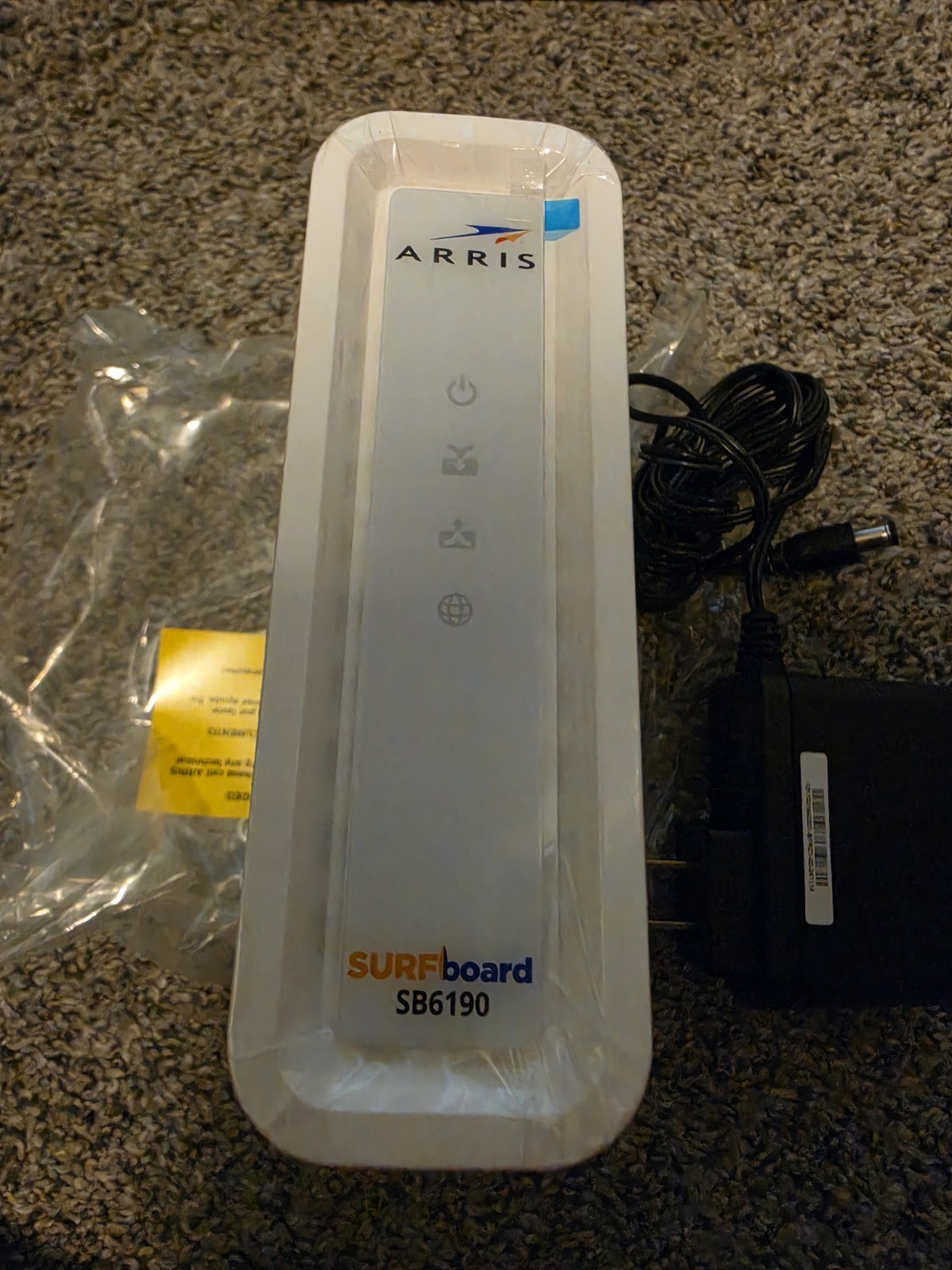 ARRIS Surfboard SB6190 32×8 DOCSIS 3.0 Cable Modem with 1.4 Gbps Download