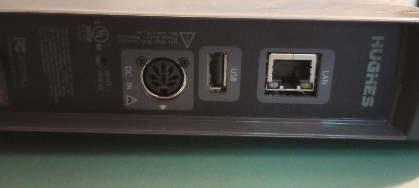 HughesNet HT1100 Satellite Internet Router P/N 1503568-0003 No Cords – Working