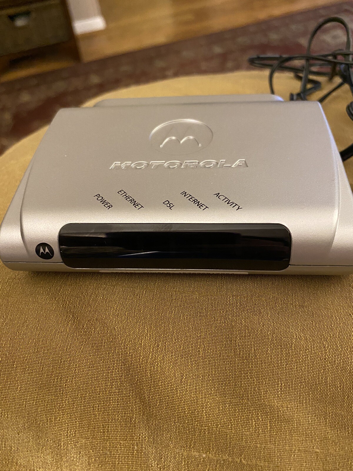 Motorola 2210-02-1006 High Speed Internet DSL Modem, Power Supply Adapter, Cable