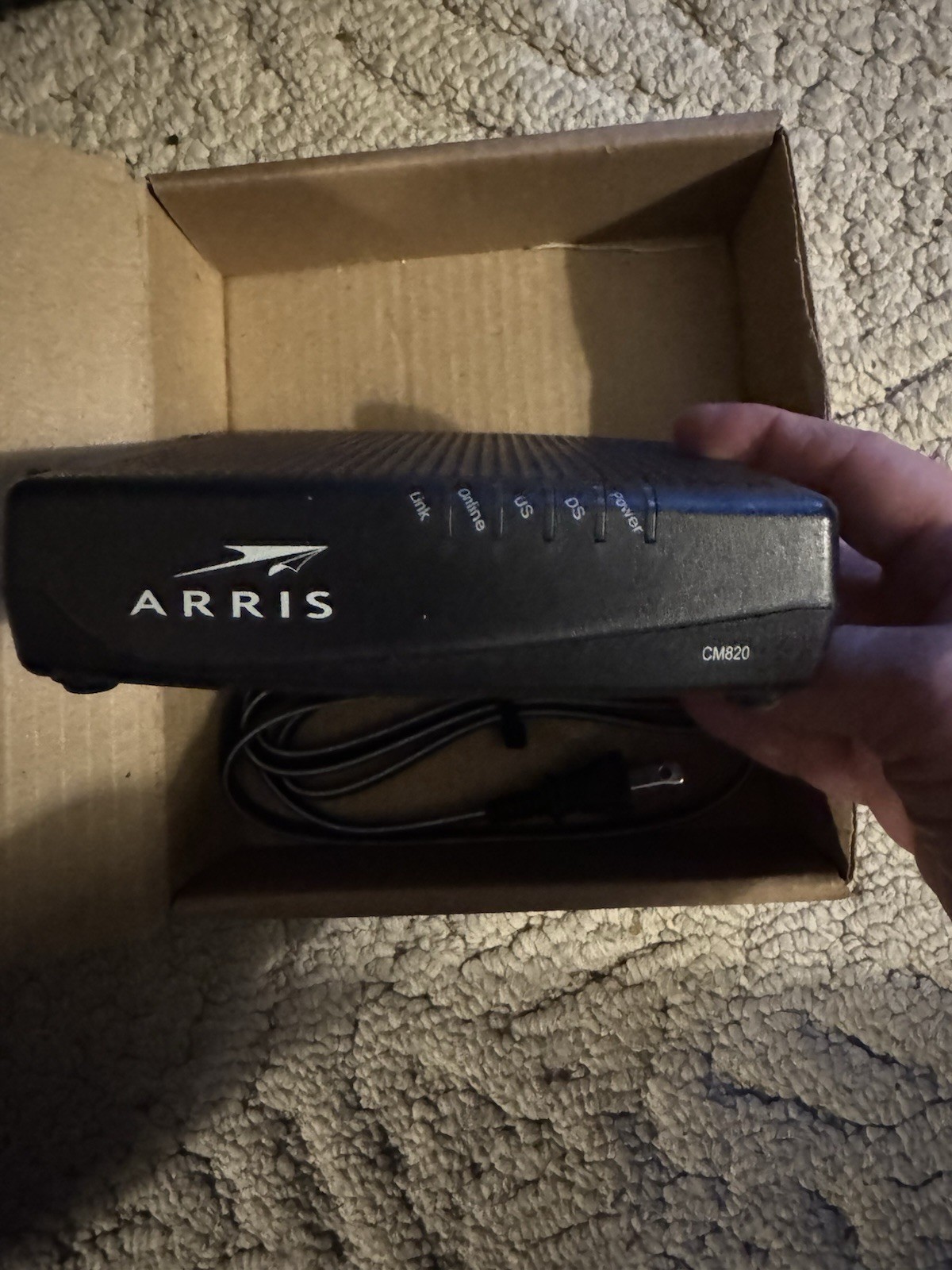 Arris CM820A Cable/3.0 Modem cm820a Tested and Sealed
