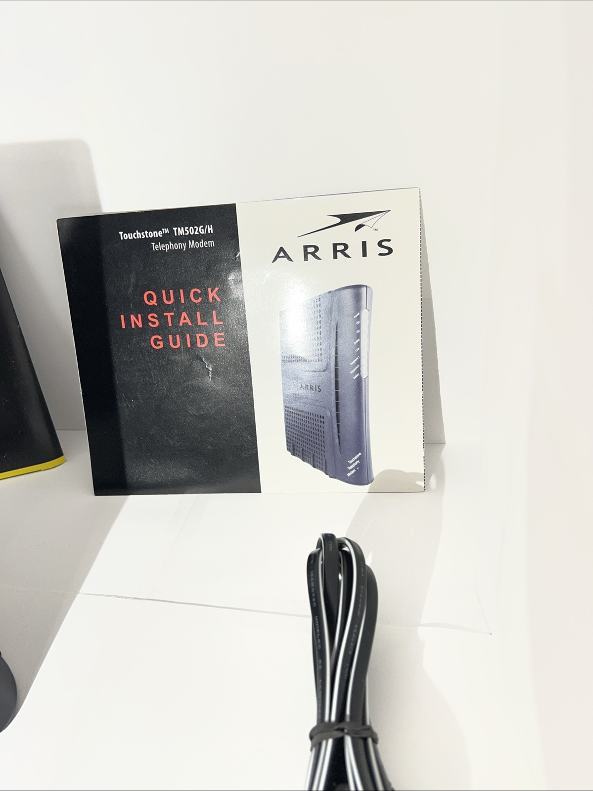 Arris Wireless Telephony Modem Model TM502G Black