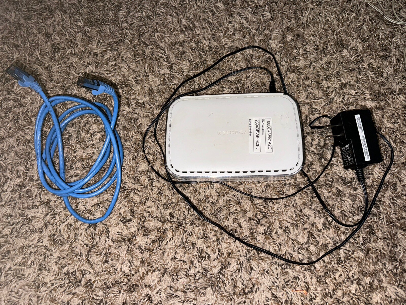 Netgear Cable Modem CMD31T DOCSIS 3.0 With Cables And Power Adapter – Untested
