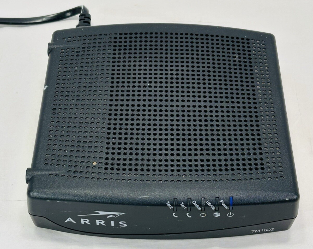 ARRIS Touchstone TM1602 D3.0 2015-2017 NOT TESTED PARTS ONLY