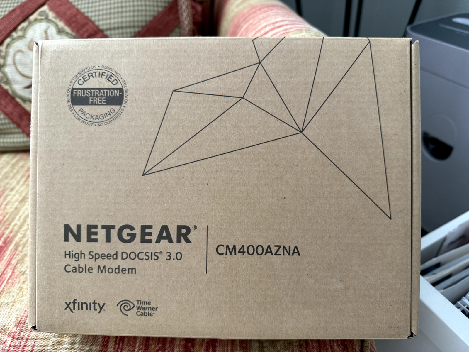 New Netgear High Speed DOCSIS 3.0 Cable Modem Xfinity-Time Warner CM400AZNA