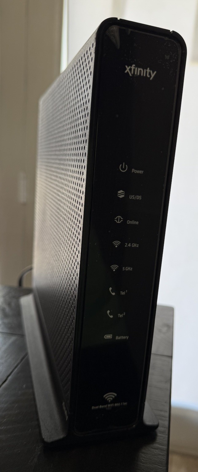 Xfinity Arris TG1682P Prepaid Dual Band Wi-Fi Modem With Power Cords