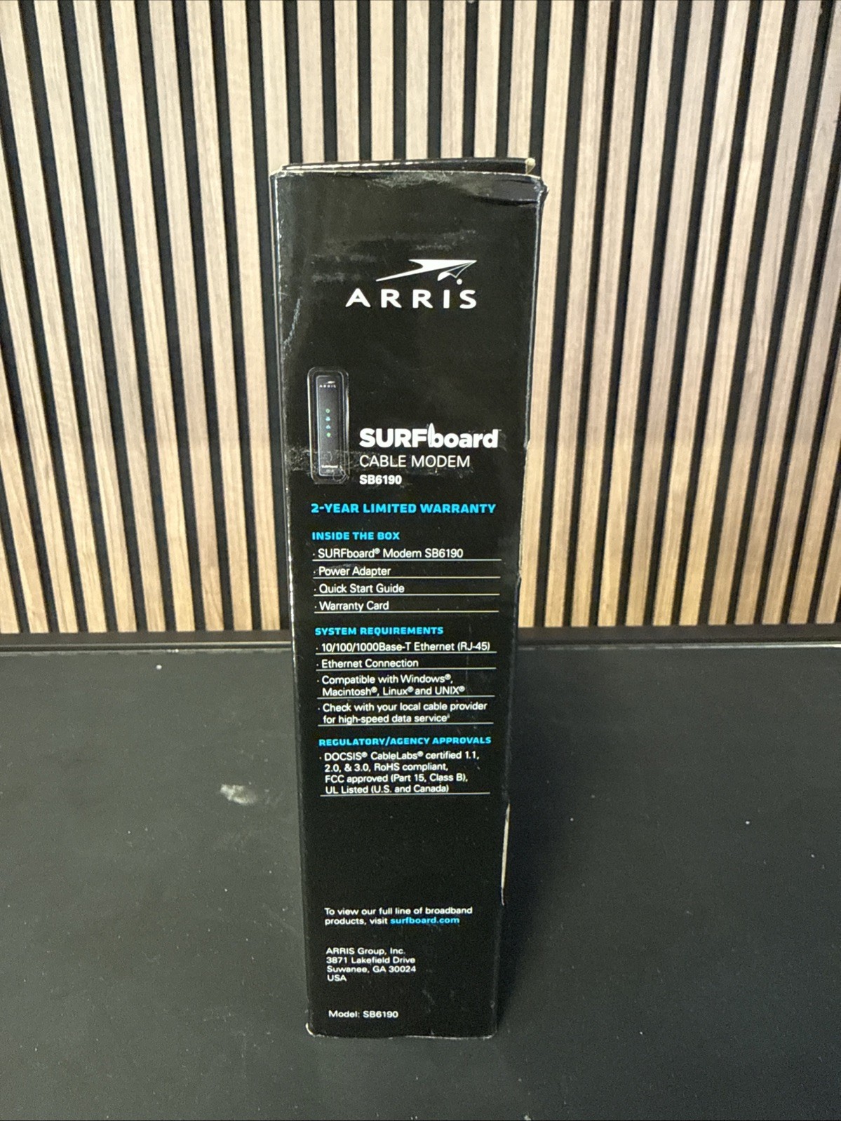 Arris Surfboard SB6190 1.4 GBPS DOCSIS 3.0 32X8 Cable Modem