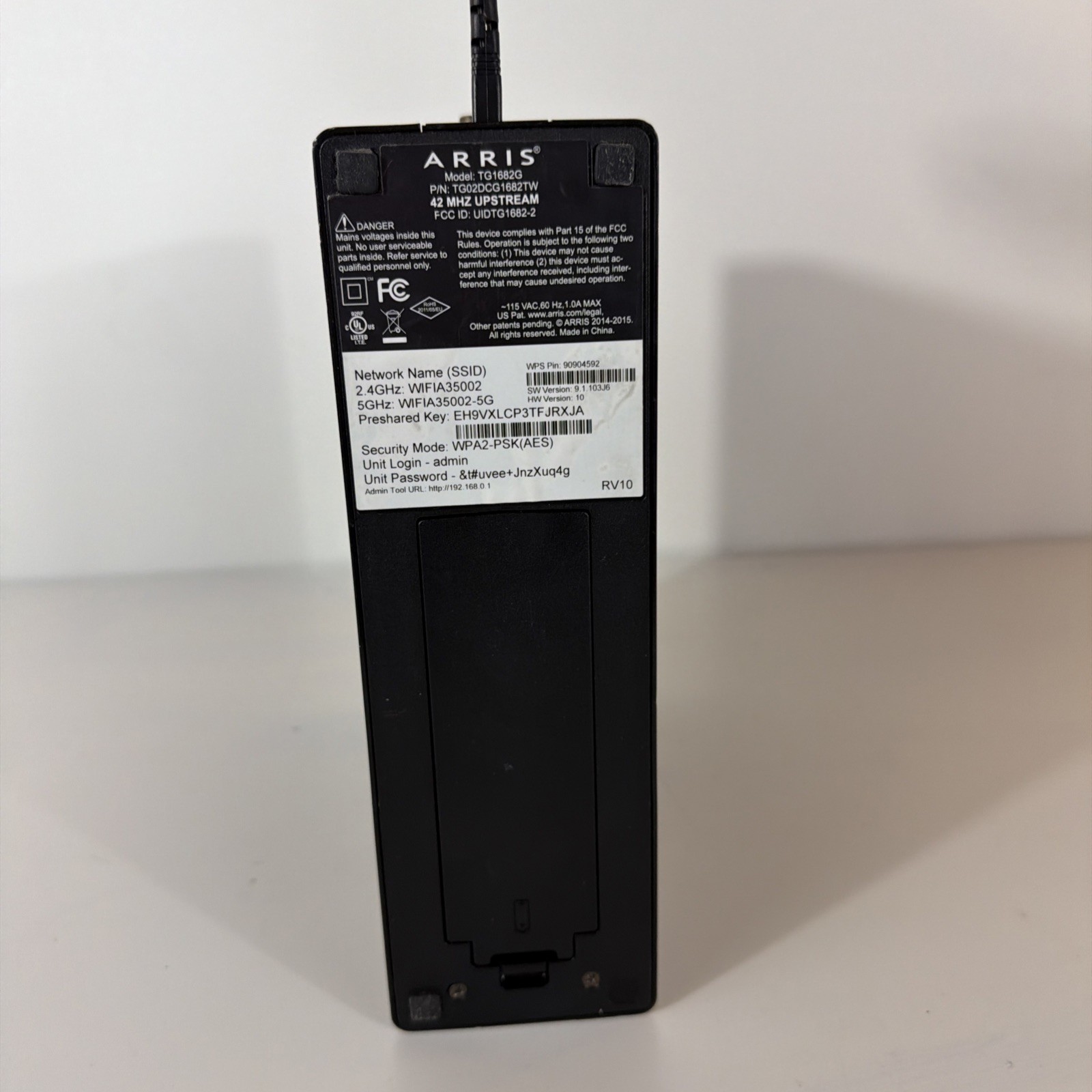 ARRIS TG1682G Wireless Modem Router