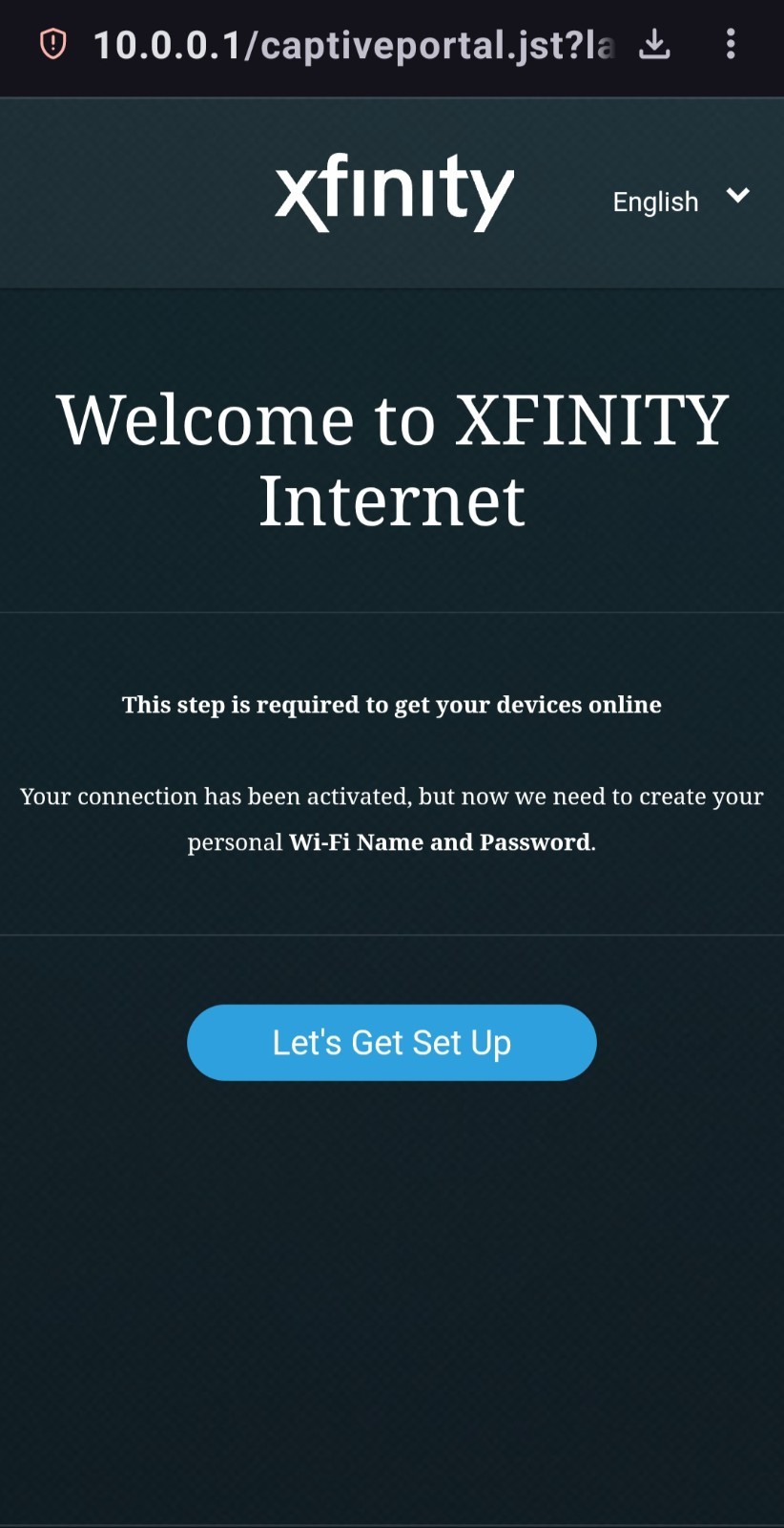 Comcast Xfinity XB7-T Gigabit Modem WiFi Router