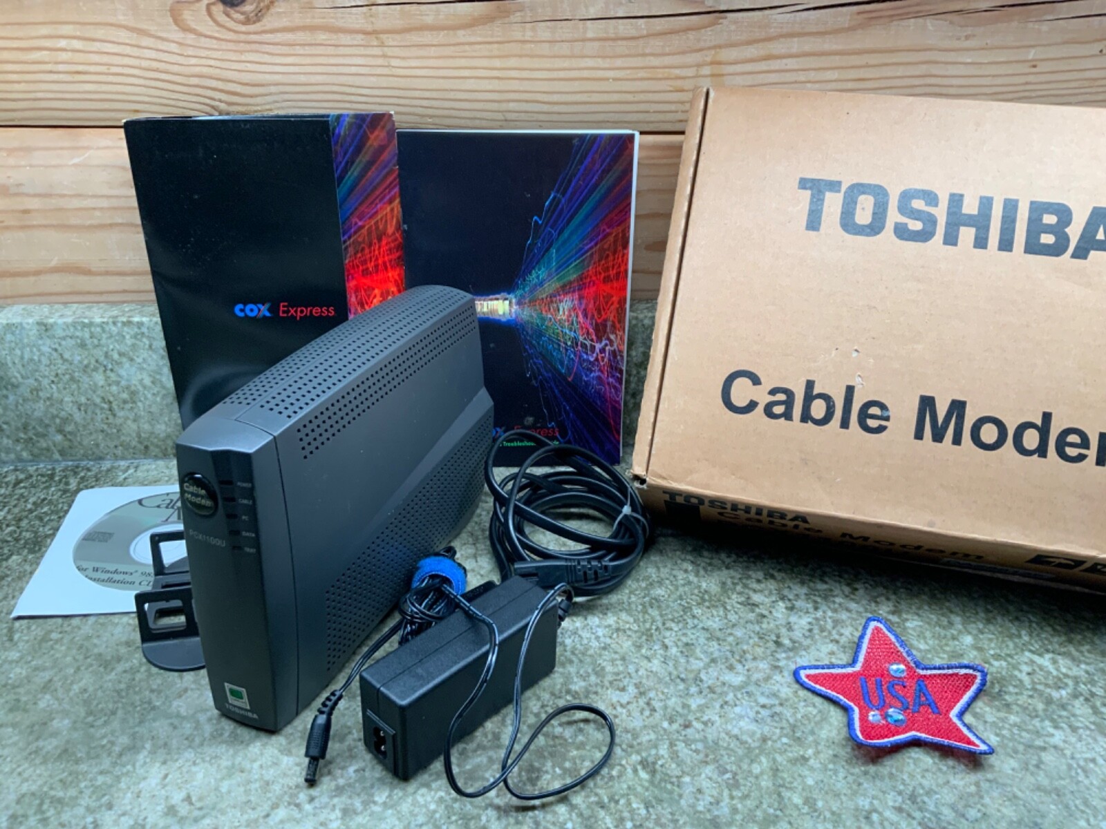 Toshiba PCX1100U 43 Mbps High Speed Internet Cable Modem DAZ8813F