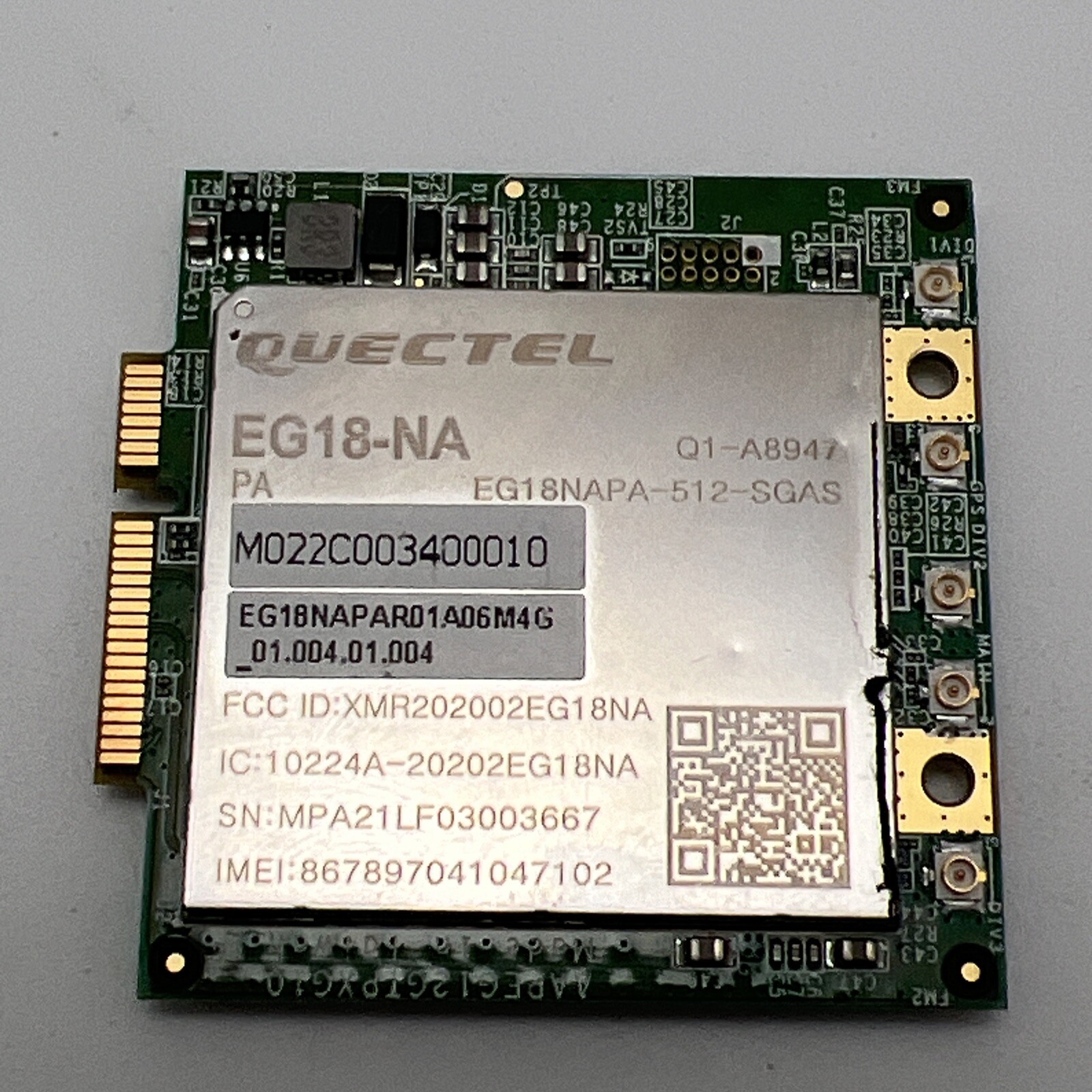 Quectel EG18-NA 4G LTE EG18NAPA-512-SGAS Cellular Wireless LTE Modem