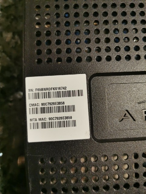 Arris TM604G TM04AHDG6 Ethernet Internet Telephone 4 Port, No Power Cord