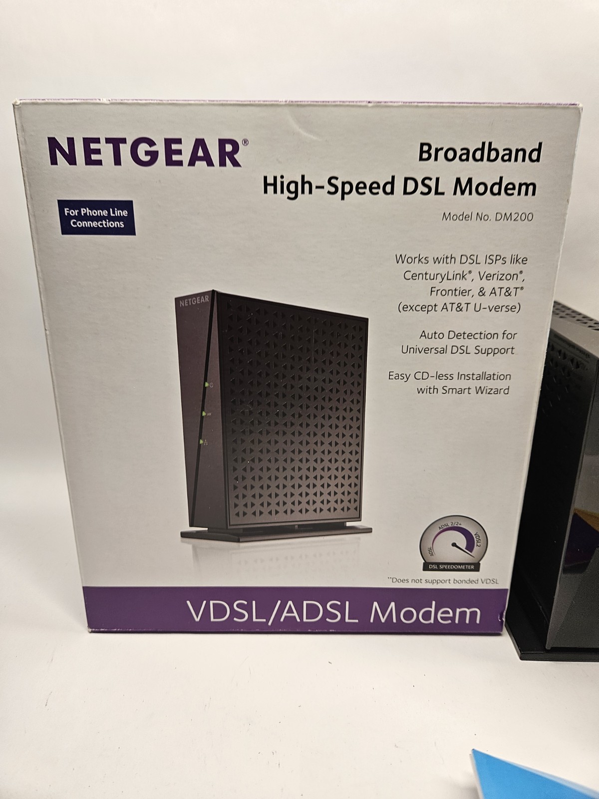 NETGEAR DM200-100NAS DSL VDSL High Speed Broadband Modem