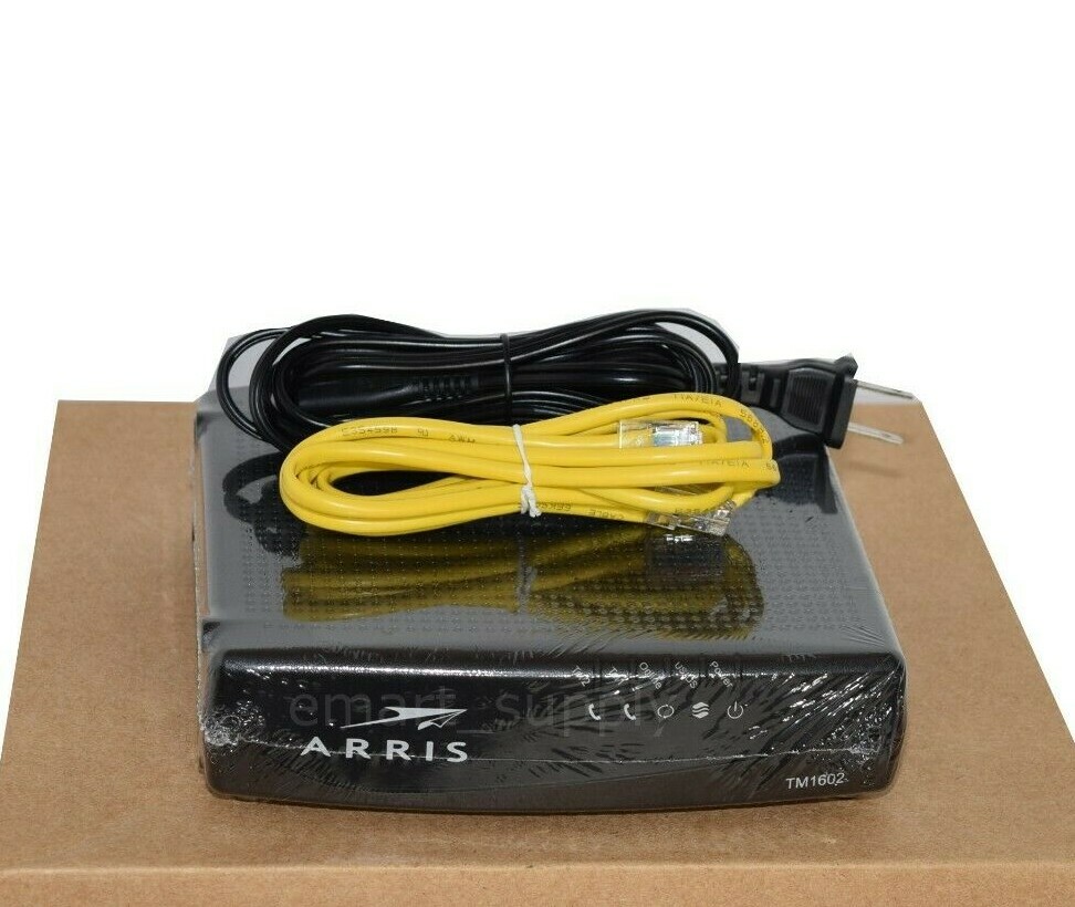 Arris TM1602A DOCSIS 3.0 Telephony Cable Modem Optimum WOW Cablevision Charter