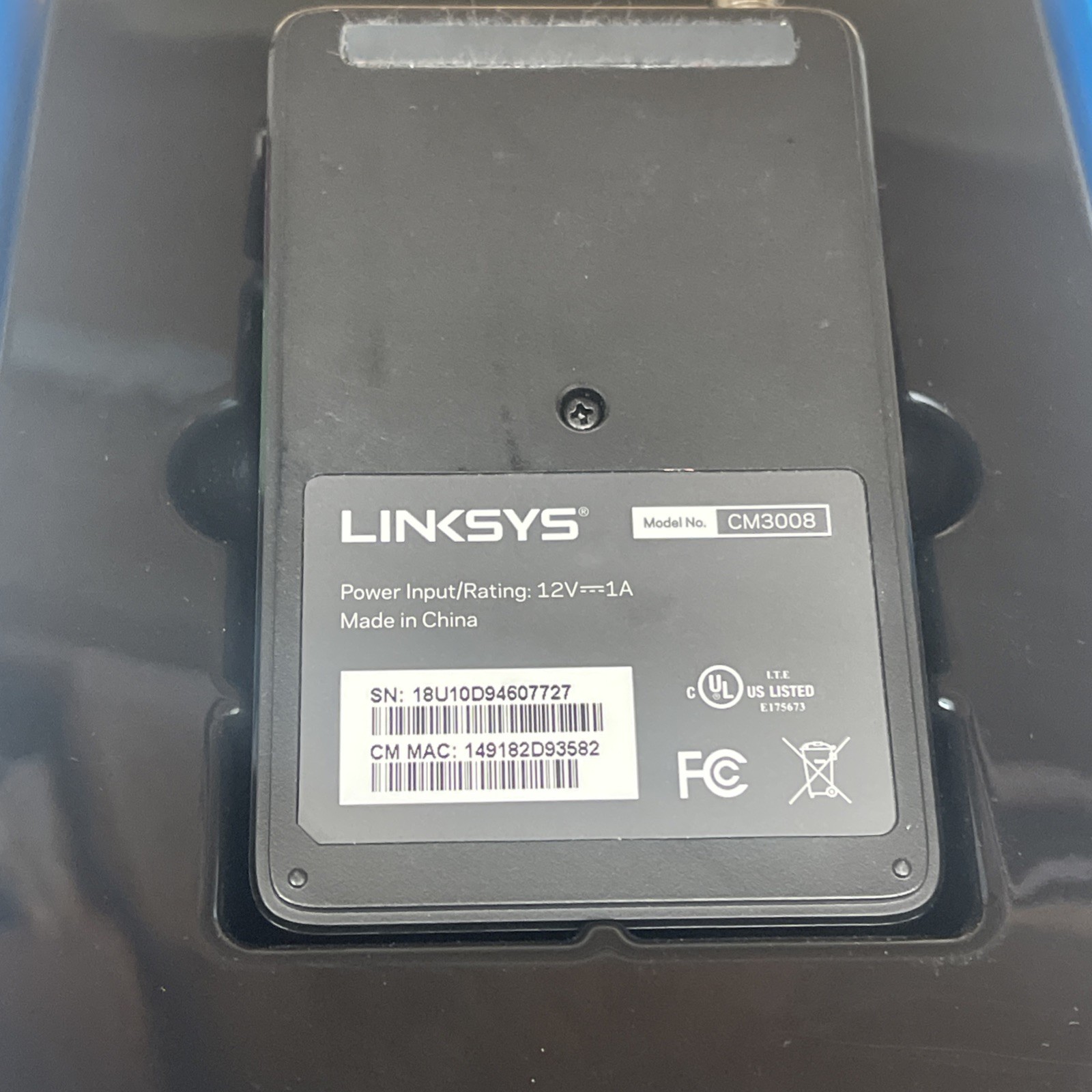 LINKSYS CM3008 8 x 4 Cable Modem DOCSIS 3.0, 343 Mbps New Open Box