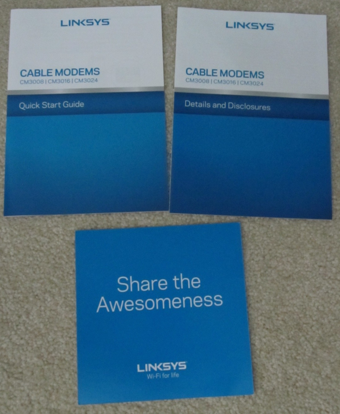 Linksys DOCSIS 3.0 CM3008 Cable Modem